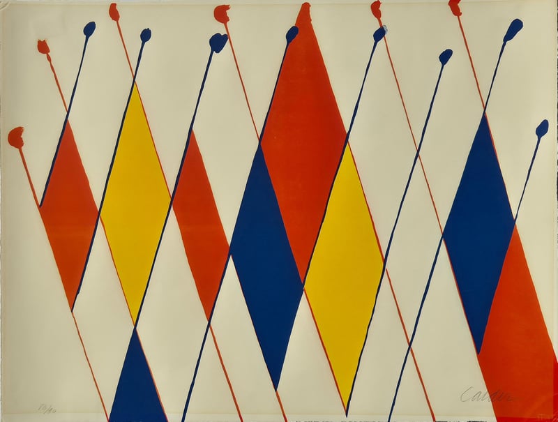 Alexander Calder – Un drôle de poisson, 1965 – Lithografie Alexander Calder – Un drôle de poisson, 1965 – Lithografie