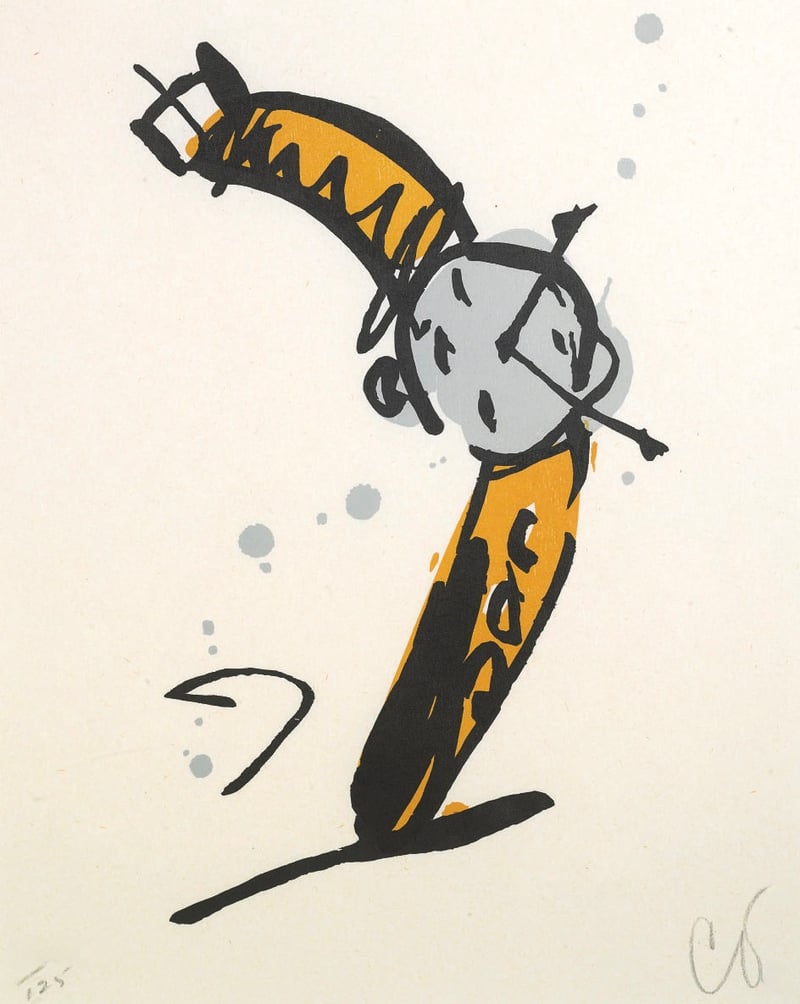 Claes Oldenburg – Wrist Watch Rising, from Art Pro-Choice II, 1991 – Lithographie Claes Oldenburg – Wrist Watch Rising, from Art Pro-Choice II, 1991 – Lithographie