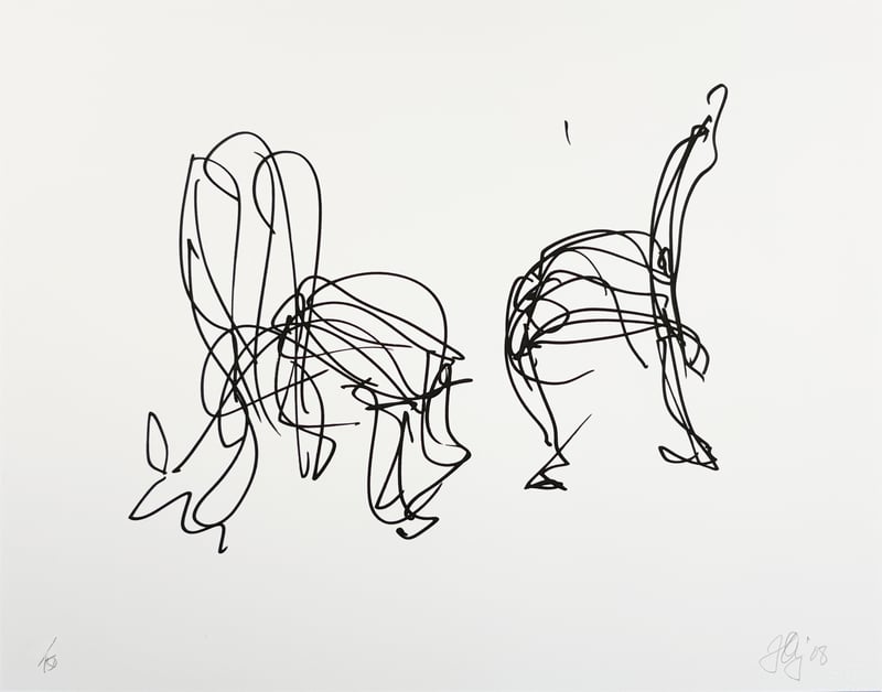 Frank Gehry – Sitonme from the Artist for Obama Portfolio, 2008 – Lithograph Frank Gehry – Sitonme from the Artist for Obama Portfolio, 2008 – Lithograph
