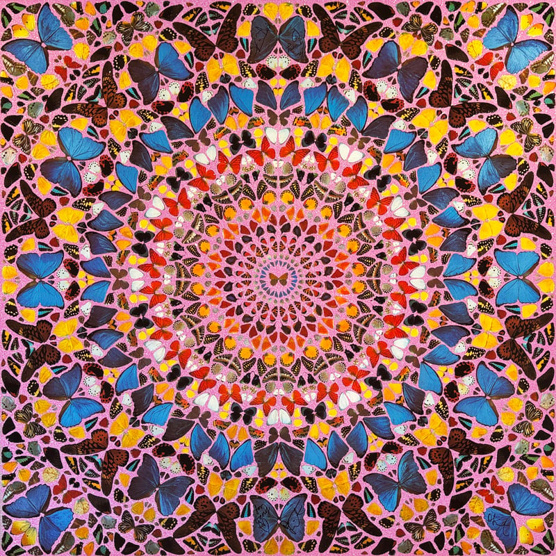 Damien Hirst – Palais des Papes from the Cathedral series, 2007 – Zeefdruk Damien Hirst – Palais des Papes from the Cathedral series, 2007 – Zeefdruk