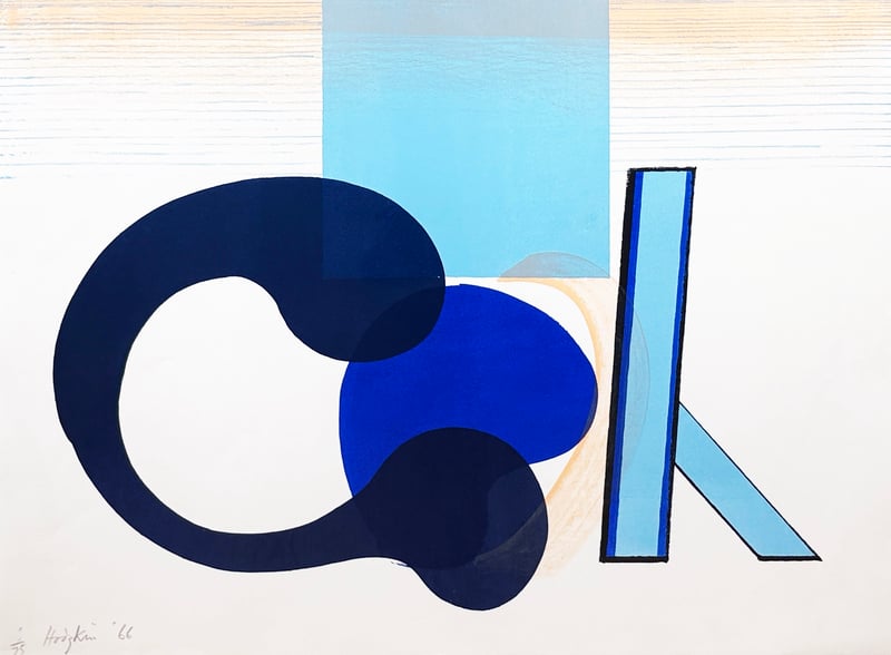 Howard Hodgkin – Interior with Figure, 1966 – Lithografie Howard Hodgkin – Interior with Figure, 1966 – Lithografie