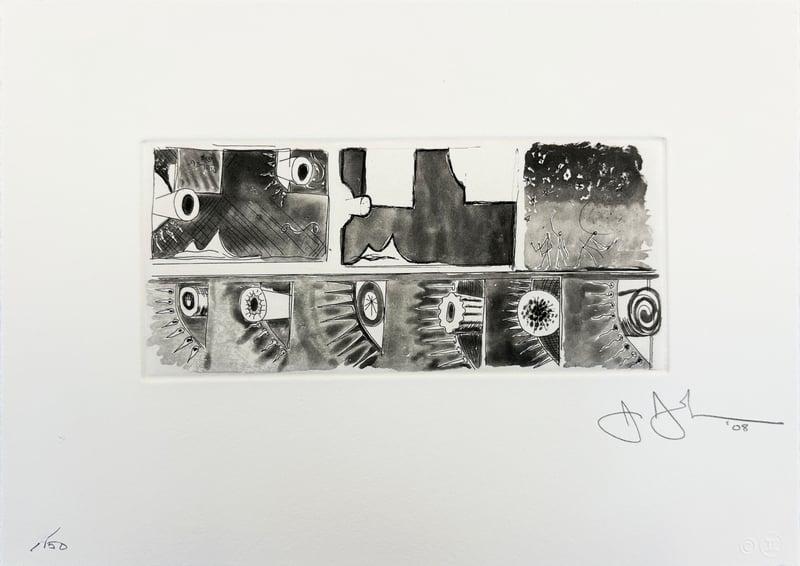 Jasper Johns – Untitled from the Artist for Obama Portfolio, 2008 – Ets en Aquatint