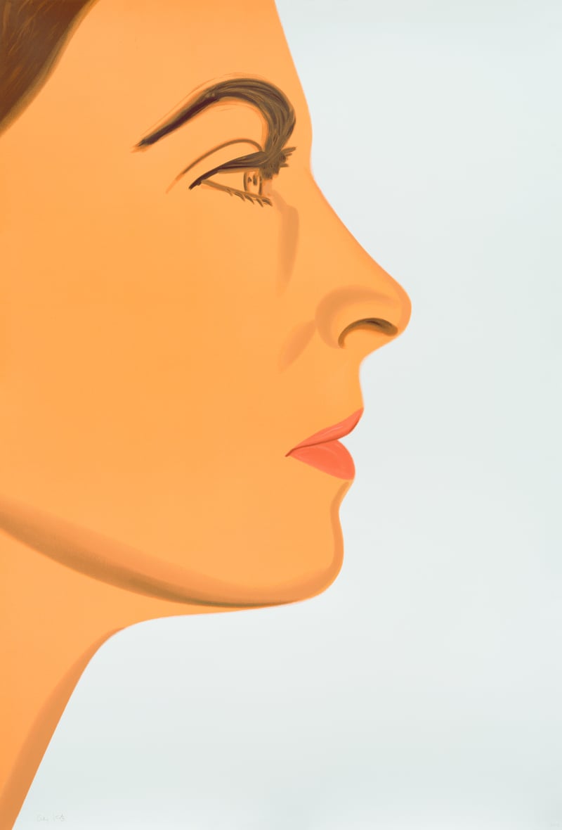 Alex Katz – Olivia 1, 2025 – Zeefdruk Alex Katz – Olivia 1, 2025 – Zeefdruk