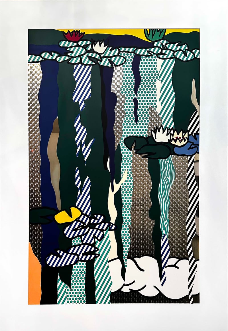 Roy Lichtenstein – Water Lilies with Cloud, 1992 – Screen-print Roy Lichtenstein – Water Lilies with Cloud, 1992 – Screen-print