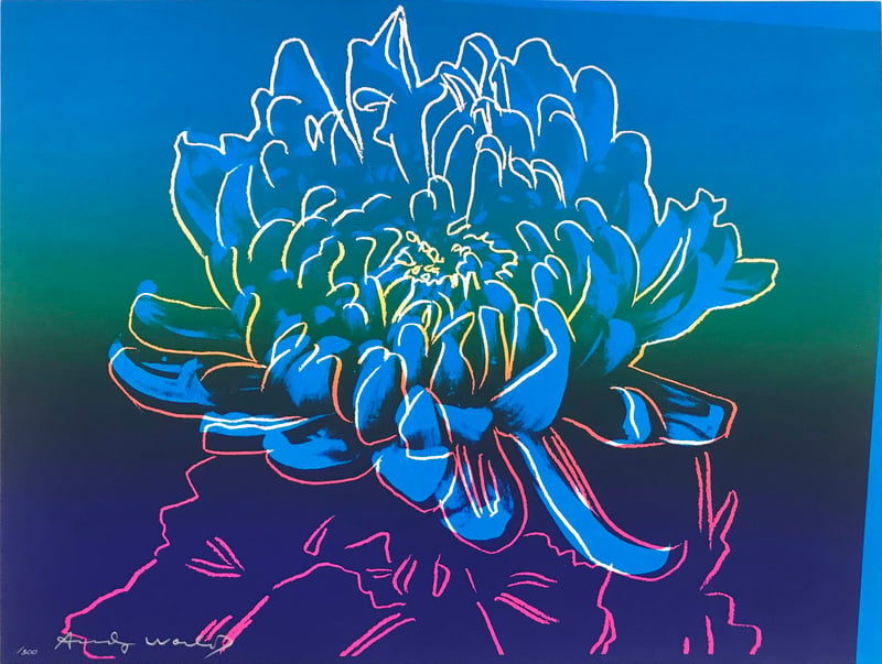 Andy Warhol – Kiku, II.307, 1983 – Screen-print Andy Warhol – Kiku, II.307, 1983 – Screen-print