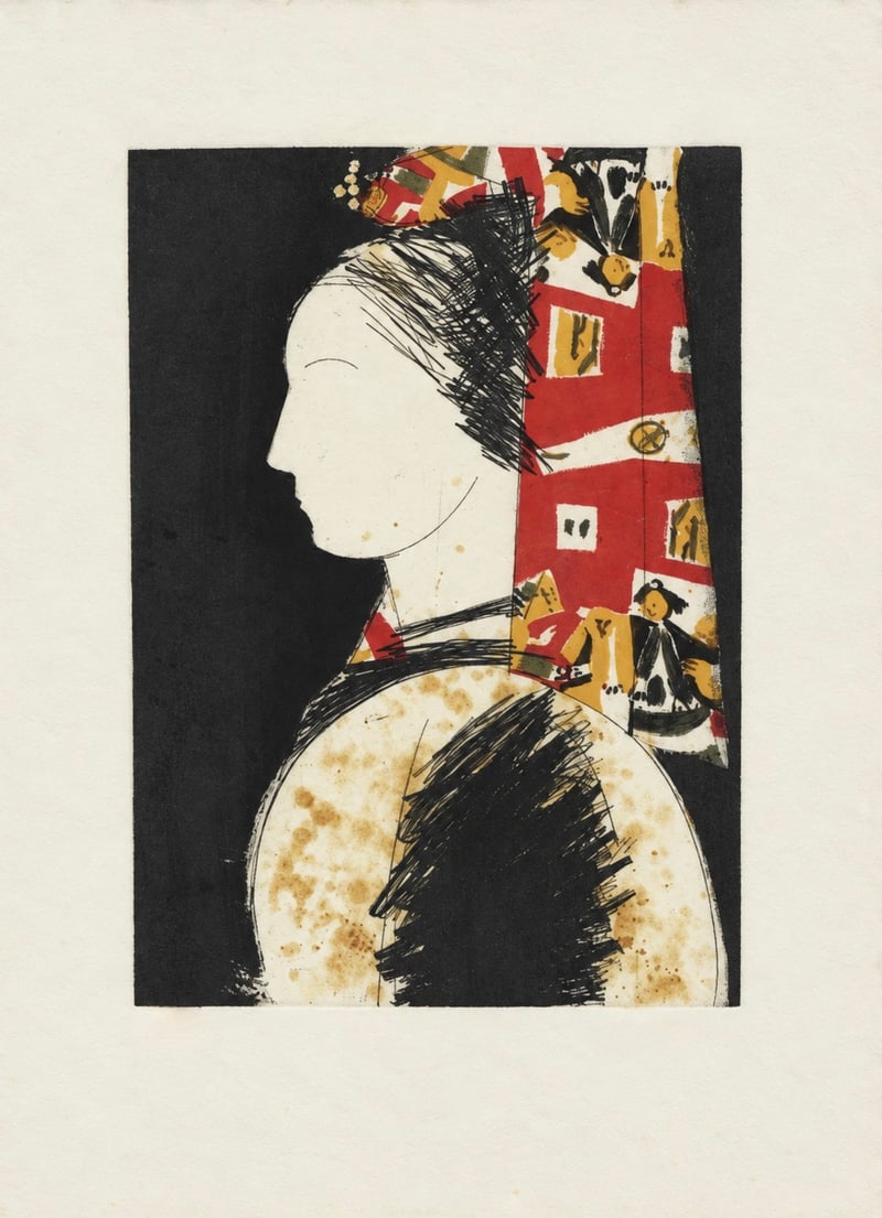Manolo Valdés – Beatrice, 2002 – Collage Manolo Valdés – Beatrice, 2002 – Collage