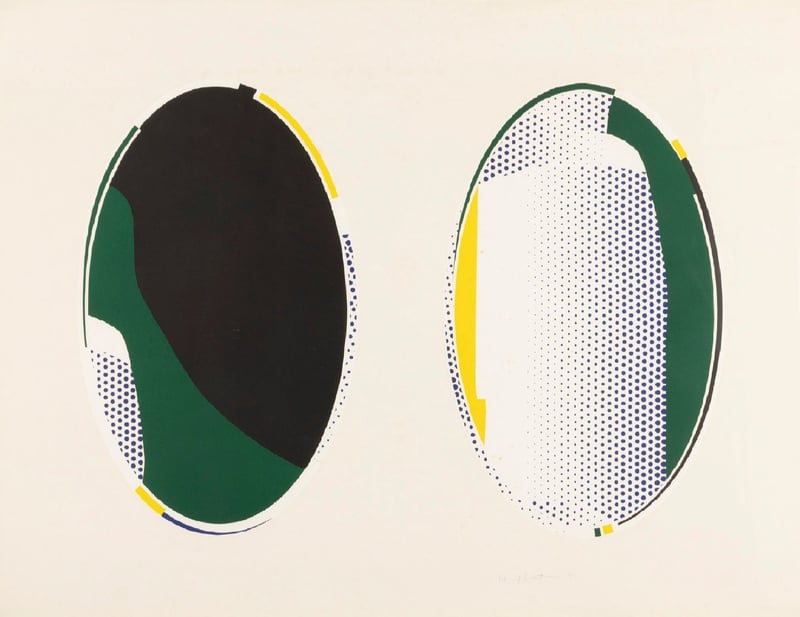 Roy Lichtenstein – Mirror (8), 1972 – Mischtechnik Roy Lichtenstein – Mirror (8), 1972 – Mischtechnik