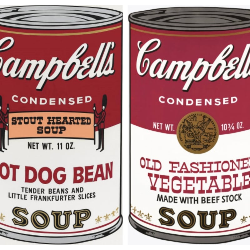 A Taste of Modernity: Andy Warhol's Soup I and Soup II Print Series