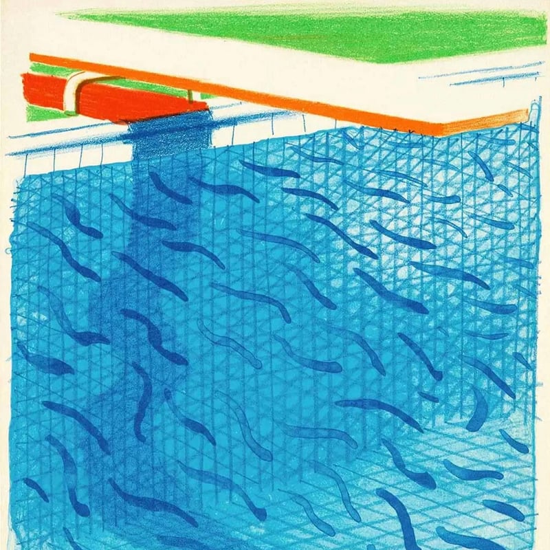 David Hockney's Pool Paintings: Splashes of California Dreams